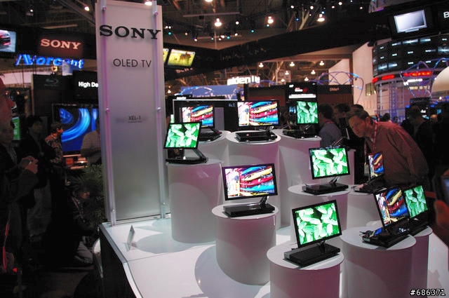 [CES 2008] Sony 大尺寸 OLED 電視，對比度高達一百萬比一