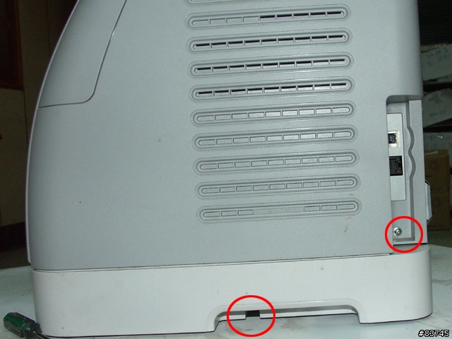 拆解HP Color LaserJet 2600n(HP 1600/2600/2605)