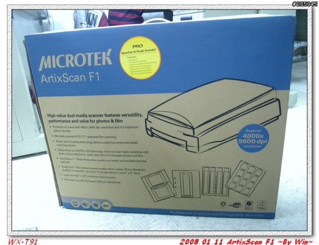 [分享]Microtek New Scanner ~ ArtixScan F1 入手!!!燒燙燙喔~(新增試掃照片)