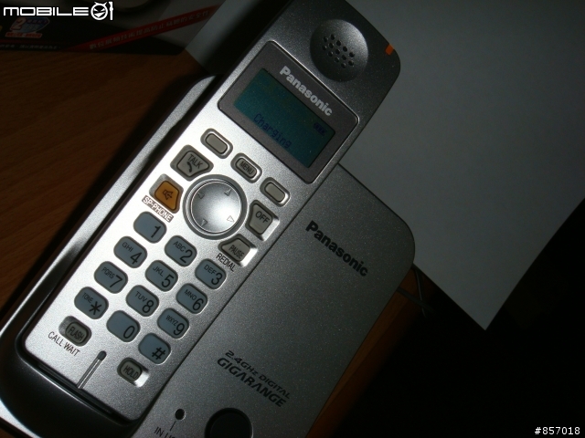 [不專業開箱]Panasonic KX-TG3521TWS  2.4GHz數位電話