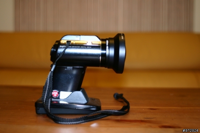 Sanyo HD1000+遮光罩,Nikon 廣角鏡.