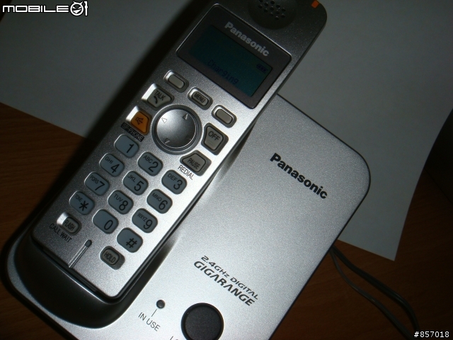 [不專業開箱]Panasonic KX-TG3521TWS  2.4GHz數位電話