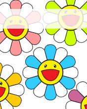 [K750i,W800i,W880i,W850i,K770i,] 村上隆  花＊花*系列 佈景主題