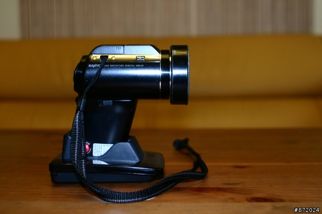 Sanyo HD1000+遮光罩,Nikon 廣角鏡.