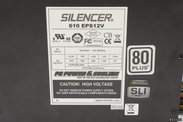 PC Power & Cooling SILENCER 610W電源供應器簡介及測試