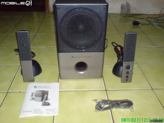 [開箱] Altec Lansing vs 4121 新手第一次發 請多指教