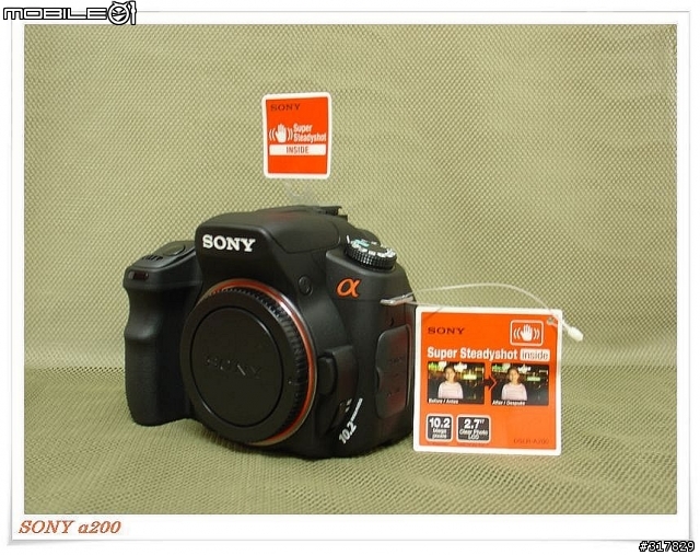 [開箱文]SONY DSLR-α200K
