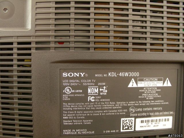 [開箱文]PS3後繼續敗 - 北美版SONY 46W3000[圖19張]