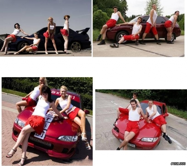靚車與模特兒