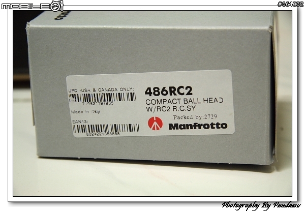 [不專業的開箱文]相機的腳MT8242+486rc2
