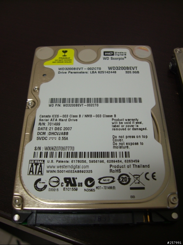 [分享]Macbookpro上WD 2.5" 320G長大嚕
