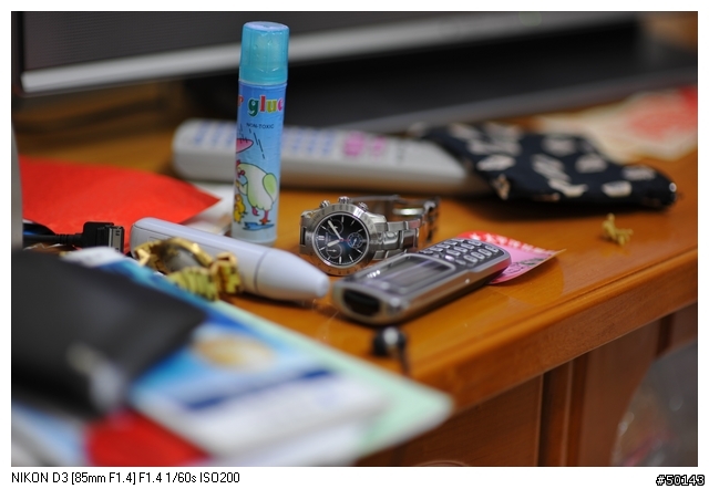 [不專業測試]D3+85mm F1.4 邊緣失光測試