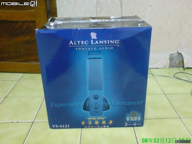 [開箱] Altec Lansing vs 4121 新手第一次發 請多指教