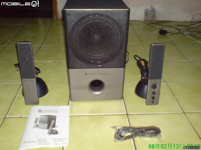 [開箱] Altec Lansing vs 4121 新手第一次發 請多指教