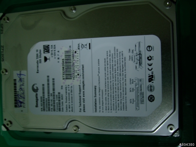 [分享]Seagate 320G 超不專業開箱文