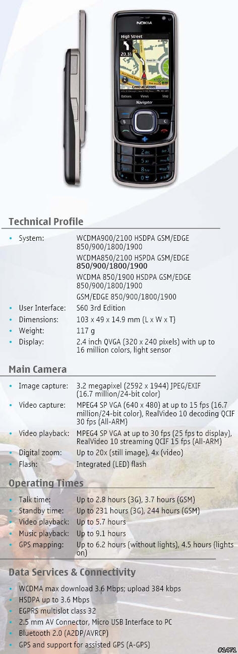 [MWC] NOKIA N96、N78、6220 classic、6210 Navigator 發表
