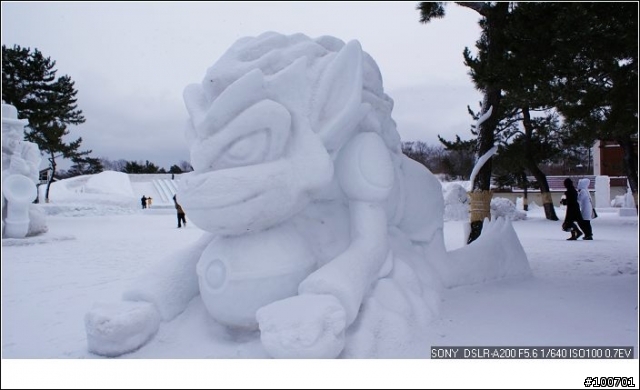 SONY A200 北海道過年冰天測試