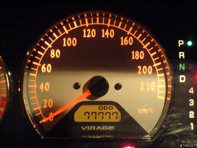 我的2000年VIRAGE io今天77777公里達成~!