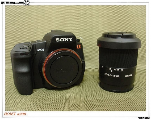 [開箱文]SONY DSLR-α200K