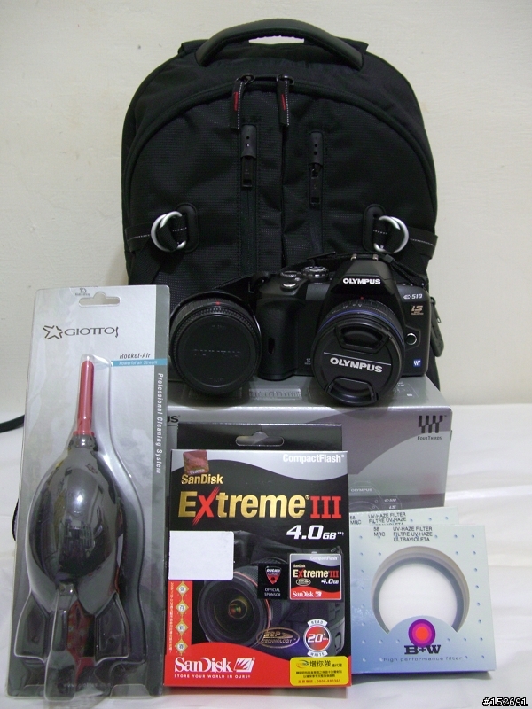 我的第一台DSLR & 相機包，Olympus E-510 & KATA DR-467