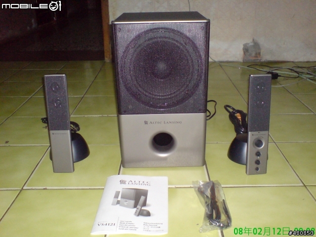 [開箱] Altec Lansing vs 4121 新手第一次發 請多指教