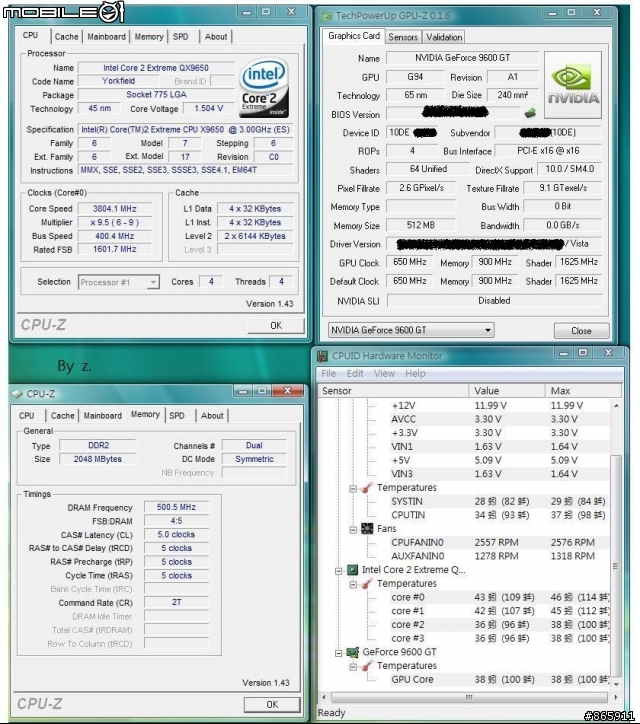 nVIDIA GeForce 9600GT 512MB測試[NDA前的驚艷]