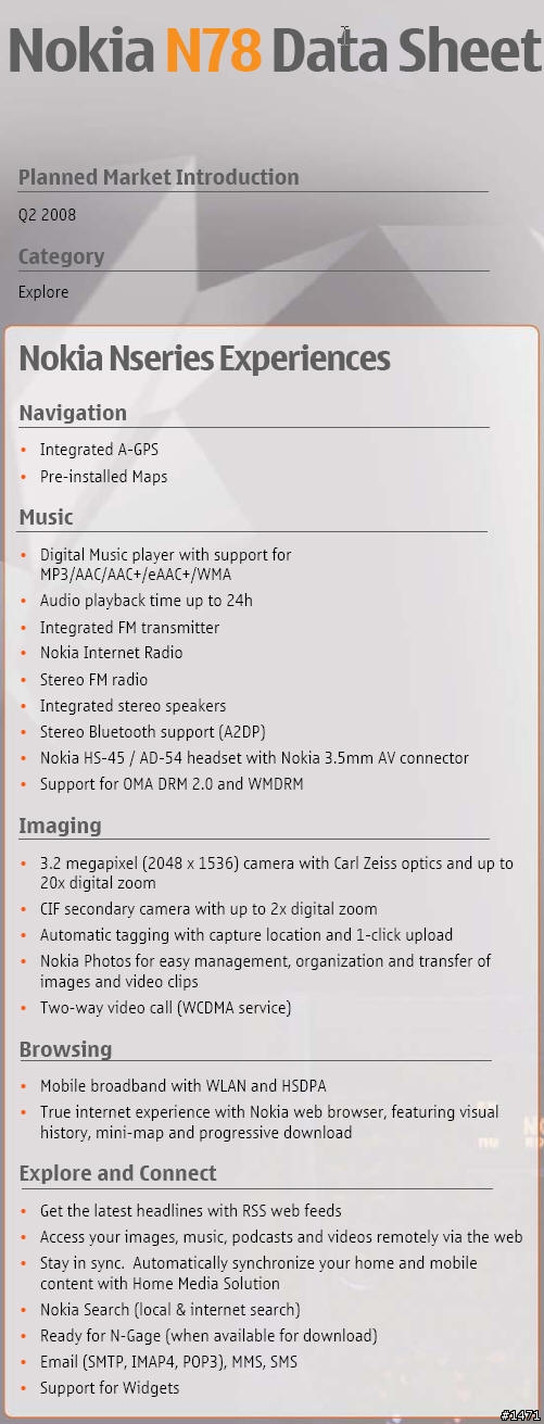 [MWC] NOKIA N96、N78、6220 classic、6210 Navigator 發表