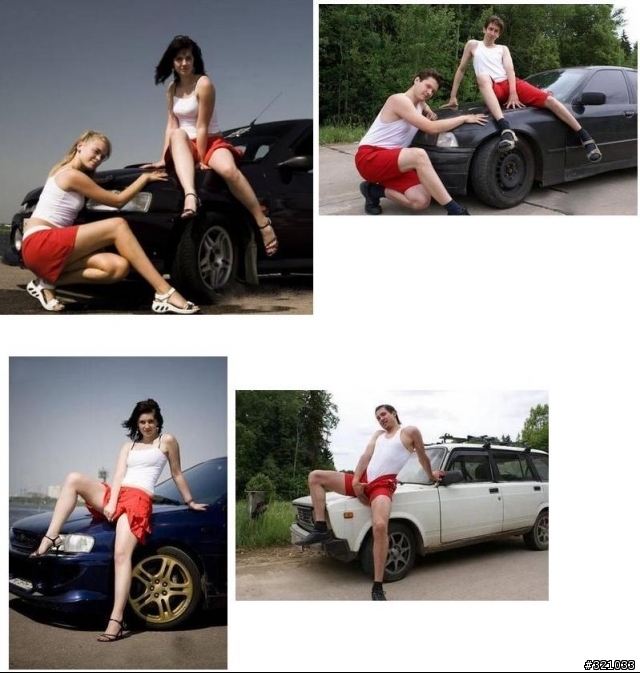 靚車與模特兒
