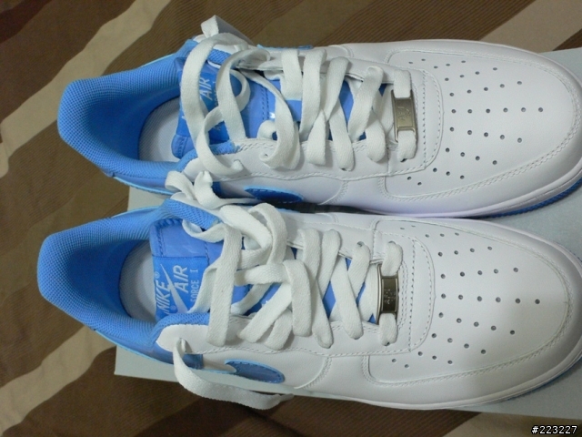 [開箱分享]NIKE AIR FORCE I 07' White/University Blue