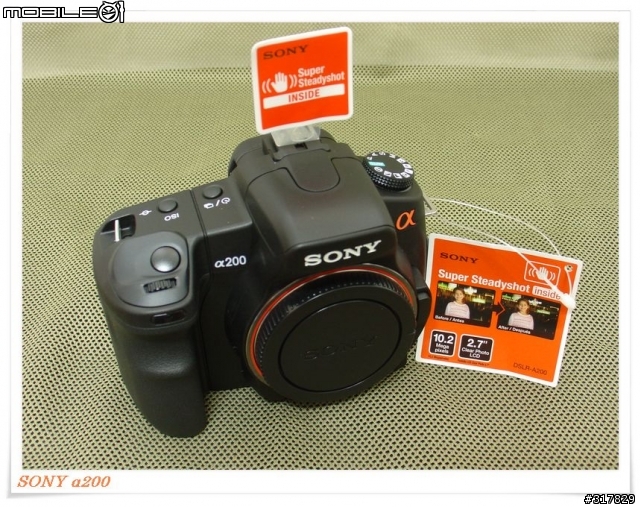[開箱文]SONY DSLR-α200K