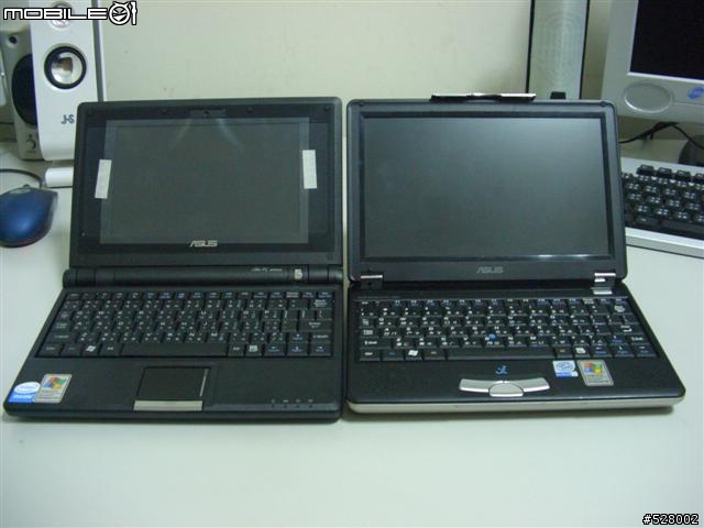 [Eee PC]Asus Eee PC 4G XP home VS Asus S200 外觀分享