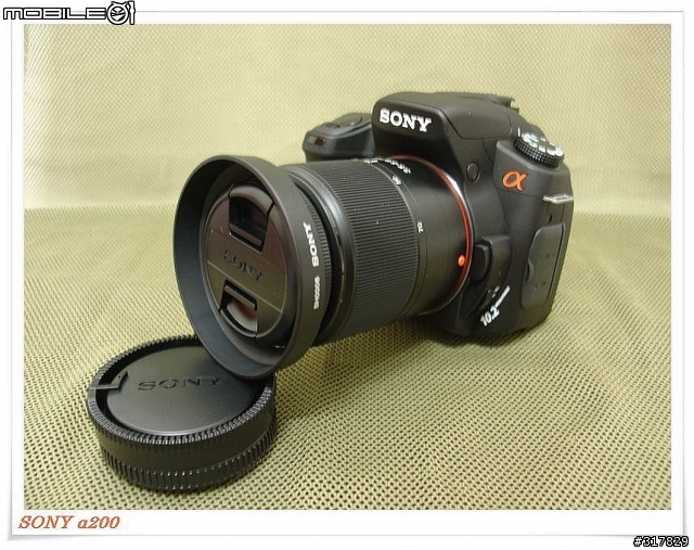 [開箱文]SONY DSLR-α200K