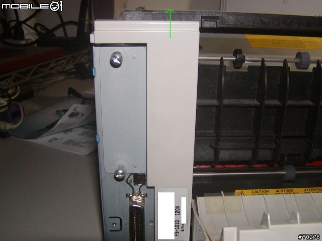 [分享] KYOCERA FS-1010 加熱燈管及首頁列印位置偏下問題維修方法