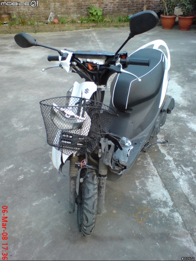 ADDRESS V125G 出車禍了!