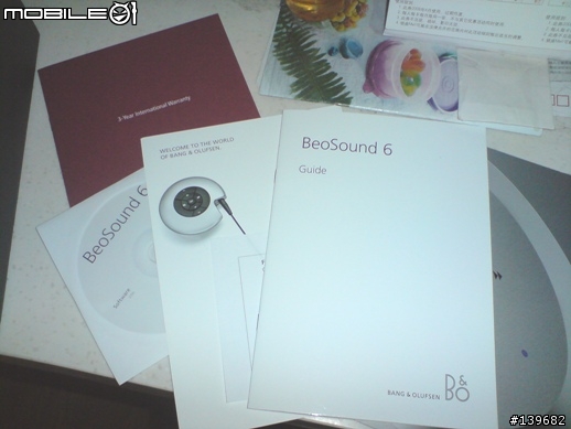 B&O MP3:BeoSound6 開箱