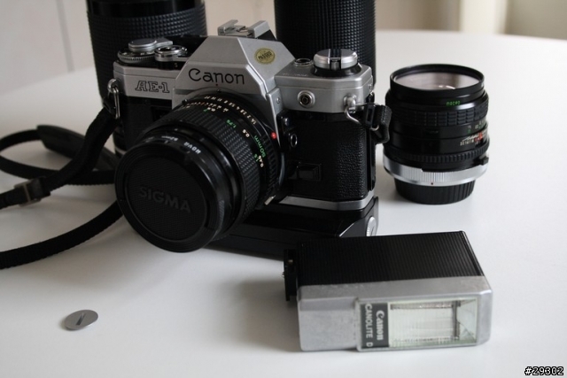 從親戚那邊入手 Canon AE-1 及四顆鏡頭 [加圖]