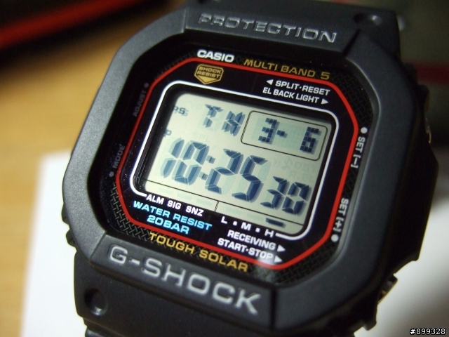 [分享]新一代的G-SHOCK,有世界5局電波的GW-M5600,終於有台灣時區了
