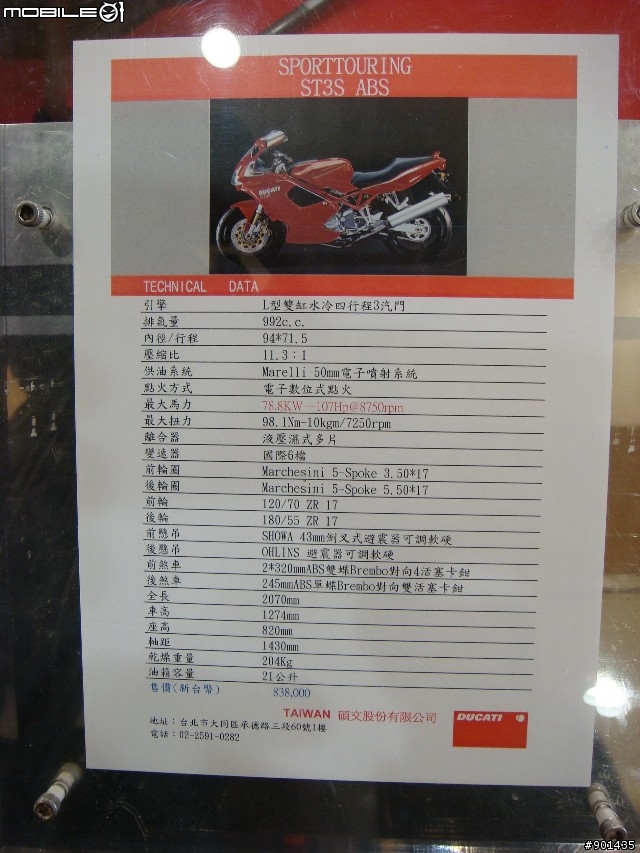新光Ducati重機展