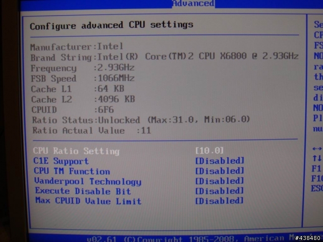 ［首部曲]當Rampage Formula碰上雙核心初代王者X6800...