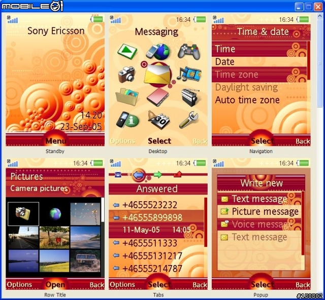 [W890i]原廠線上主題,W910i、Z750i通用