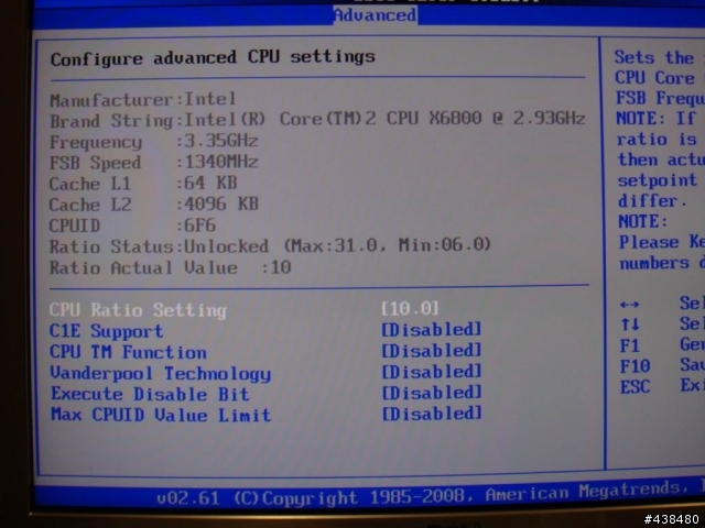 ［首部曲]當Rampage Formula碰上雙核心初代王者X6800...