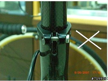 carbon車架的座管束如何裝才是正確的?