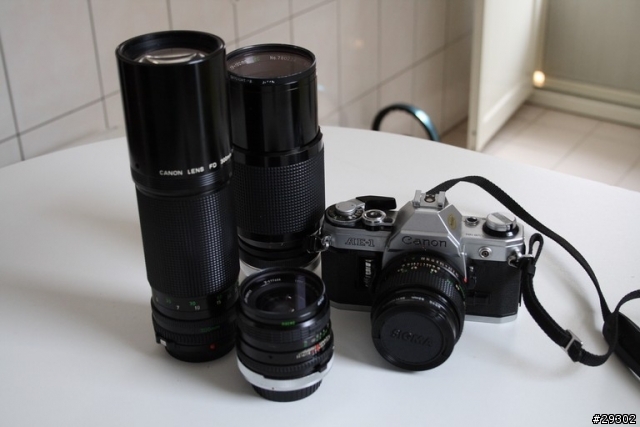 從親戚那邊入手 Canon AE-1 及四顆鏡頭 [加圖]
