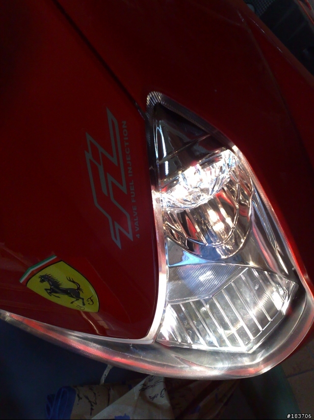 Ferrari安全帽!!外加勁戰Ferrari簡易視覺改造
