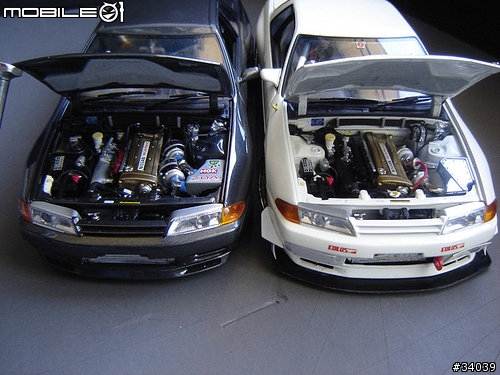 分享國外金屬車模改裝~NISSAN SKYLINE GTR R32 暴改版