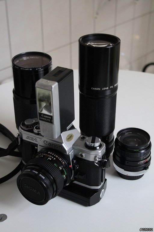 從親戚那邊入手 Canon AE-1 及四顆鏡頭 [加圖]
