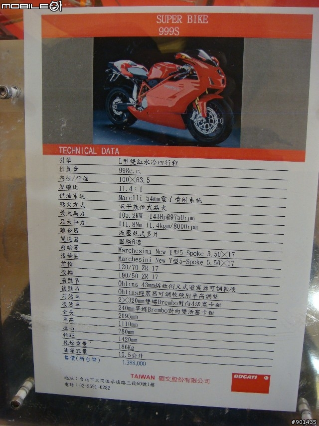 新光Ducati重機展