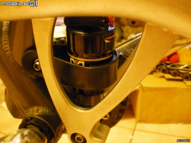 GO BIKE氣壓後避震器改裝