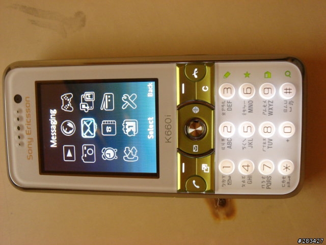 Sony Ericsson K660i 白綠色簡易開箱