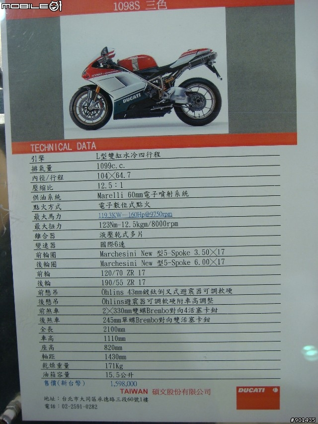 新光Ducati重機展
